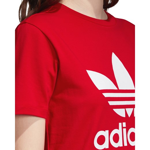 Bluzka damska Adidas Originals z krótkimi rękawami z okrągłym dekoltem 
