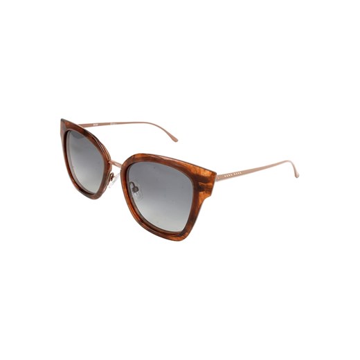Damskie okulary przeciwsłoneczne w kolorze szaro-brązowym