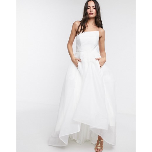 Biała sukienka Bariano gorsetowa karnawałowa 