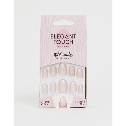 Elegant Touch – Wild Nudes – Nudes to Me Sztuczne paznokcie-Różowy
