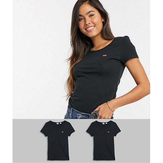 Levi's – Zestaw 2 t-shirtów – do nabycia wyłącznie w ASOS!-Czarny