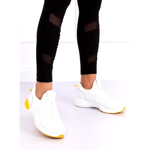 Buty sportowe damskie Butymodne z tkaniny bez wzorów wiązane 