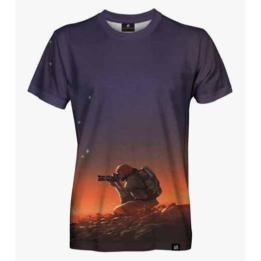 T-shirt męski Mars From Venus na wiosnę z krótkimi rękawami 