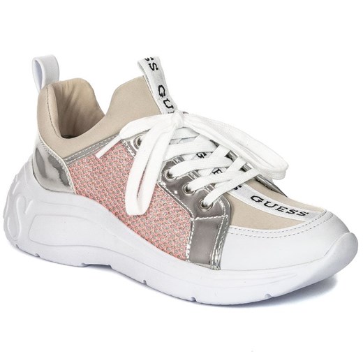 Sneakersy Guess FL6SPT FAB12 SPEERIT/ACTIVE LADY/LEATHER LI SILVER