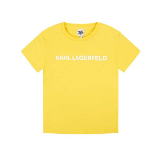 KARL LAGERFELD T-Shirt Z15222 M Żółty Regular Fit
