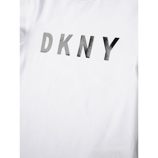 DKNY T-Shirt D35Q47 M Biały Regular Fit