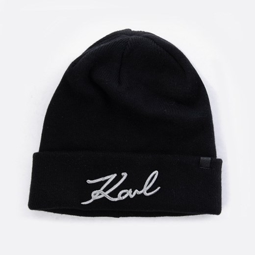 Czapka Karl Lagerfeld Signature Beanie 201W3408 999