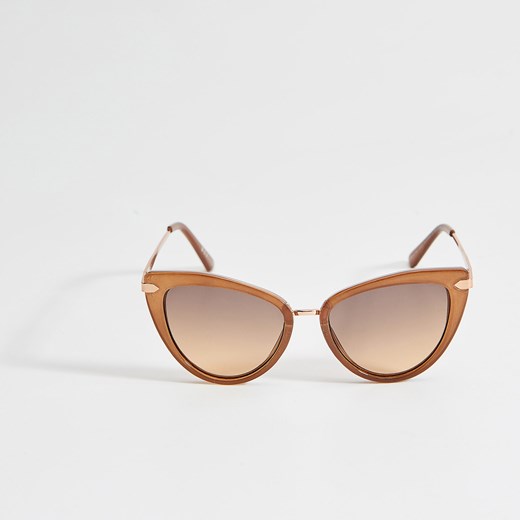 Mohito - Okulary przeciwsłoneczne cat eye - Brązowy