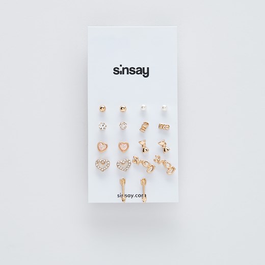 Sinsay - Kolczyki - Złoty