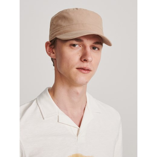 Reserved - Bawełniana czapka fidelka - Beżowy
