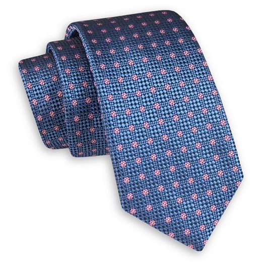 Krawat Angelo Di Monti w abstrakcyjne wzory 