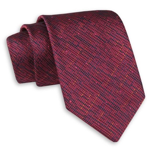 Różowo-Granatowy Melanżowy Klasyczny Szeroki Krawat -Angelo di Monti- 7 cm, Męski, Elegancki KRADM1678 Angelo Di Monti   JegoSzafa.pl