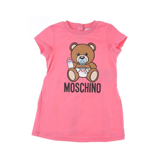 Różowa odzież dla niemowląt Moschino 