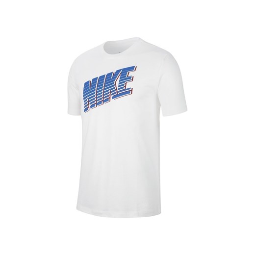 T-shirt męski Nike z napisami z krótkim rękawem 