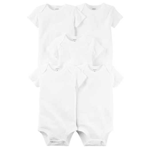Odzież dla niemowląt Carter's na wiosnę biała uniwersalna z bawełny 