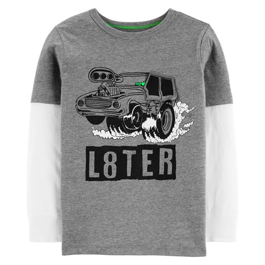 T-shirt chłopięce Oshkosh z krótkim rękawem wiosenny