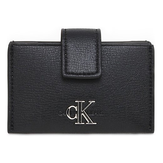 Calvin Klein czarne etui na dokumenty unisex CKJ Mono Hardware Accordian Card Black