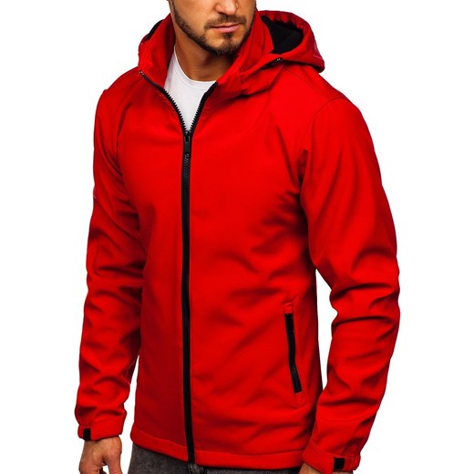 Kurtka męska przejściowa softshell czerwona Denley 56008 Denley  2XL  okazyjna cena 