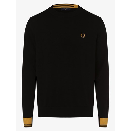 Fred Perry - Sweter męski, czarny  Fred Perry M vangraaf