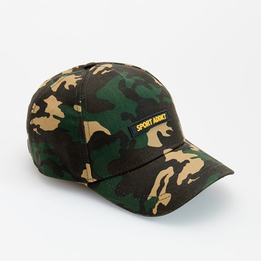 Reserved - Bawełniana czapka z daszkiem - Khaki Reserved  S/M 