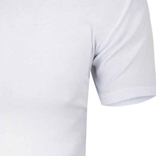 Koszulka męska t-shirt gładki biały Recea