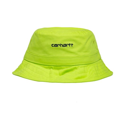 Kapelusz Carhartt WIP Script Bucket Hat lime/black Carhartt Wip  S / M bludshop.com