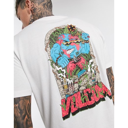 Volcom – Freaks City – Biały t-shirt  Volcom M Asos Poland