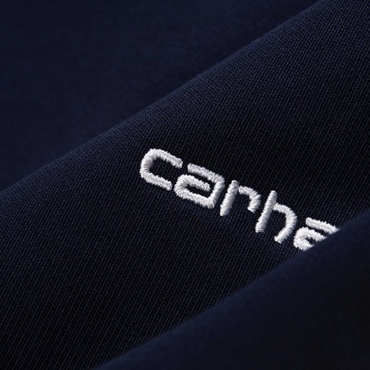 Bluza męska Carhartt WIP Script Embroidery Sweat I024678 DARK NAVY/WHITE Carhartt Wip   sneakerstudio.pl