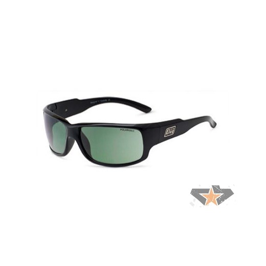okulary słoneczne DIRTY DOG - Jester - 52972 Black Green Polarised 