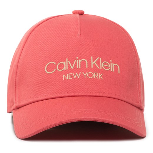 Czapka z daszkiem damska różowe Calvin Klein 
