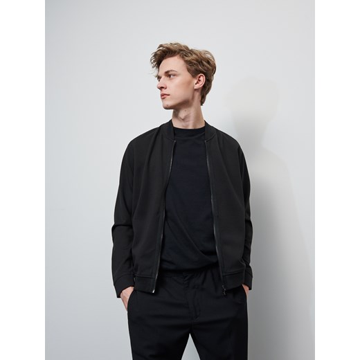 Reserved - Rozpinana bluza w stylu bomberki - Czarny Reserved  XXL 