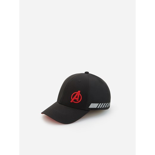 Reserved - Czapka z daszkiem i logo Avengers - Czarny  Reserved M/L 