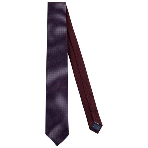 Tommy Hilfiger Tailored Krawat Design TT0TT06089 Bordowy