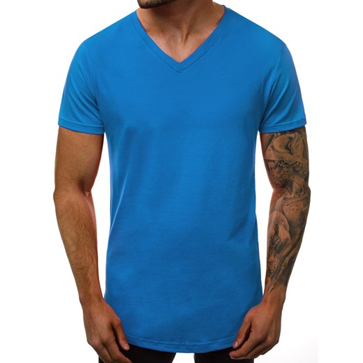 T-shirt męski Ozonee z krótkim rękawem bez wzorów 