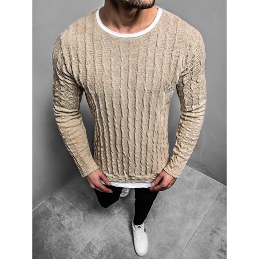 Sweter męski Ozonee bez wzorów