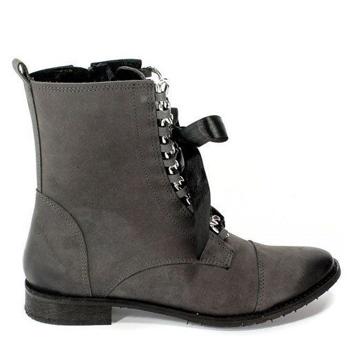 Trzewiki Booci 2222/103/s Szary+Czarny/n Booci  38 okazja multimoda.shop 