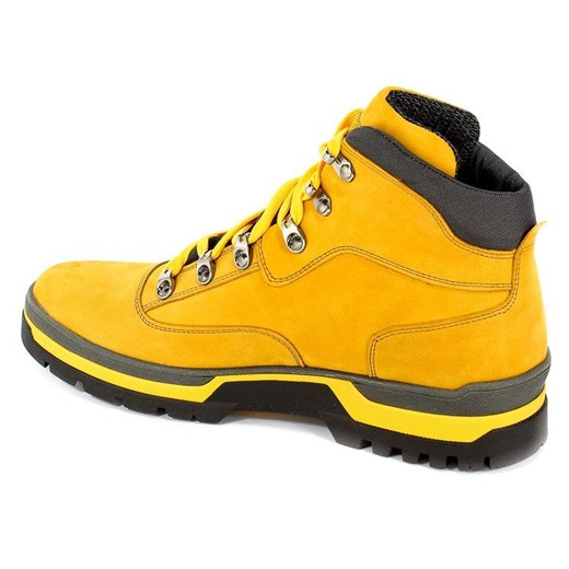 Żółte buty zimowe męskie ENZO PERUZZI 
