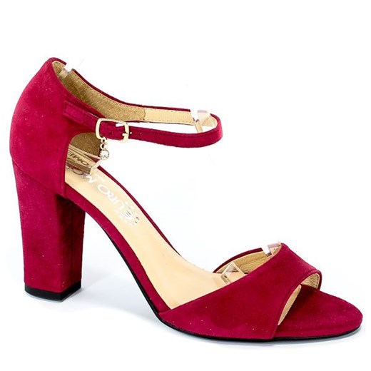 Tomex sandały damskie czerwone na lato 