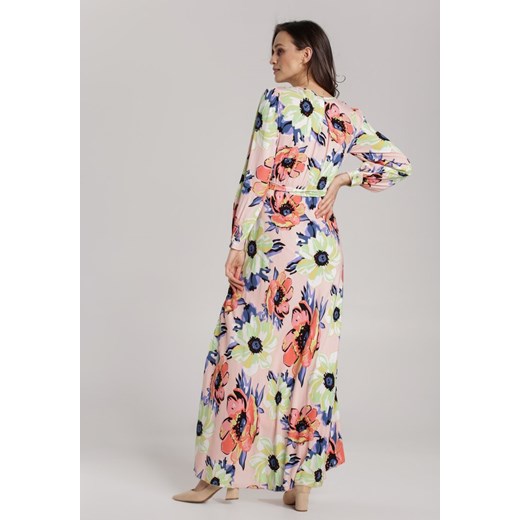 Jasnoróżowa Sukienka Geneciane Renee XXL/XXXL Renee odzież