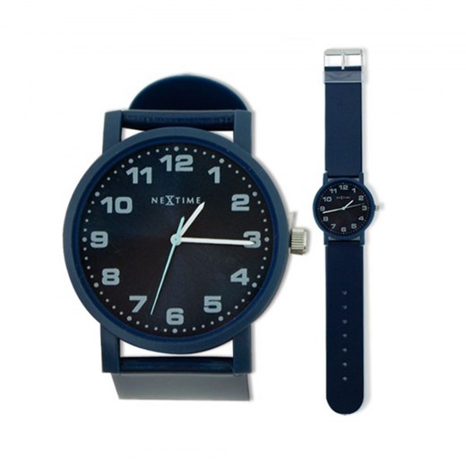 NeXtime Watch Time - Zegarek na rękę - Dash - niebieski home-form-pl czarny dekoracja