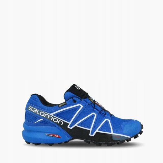 Buty sportowe męskie niebieskie Salomon speedcross wiosenne sznurowane 