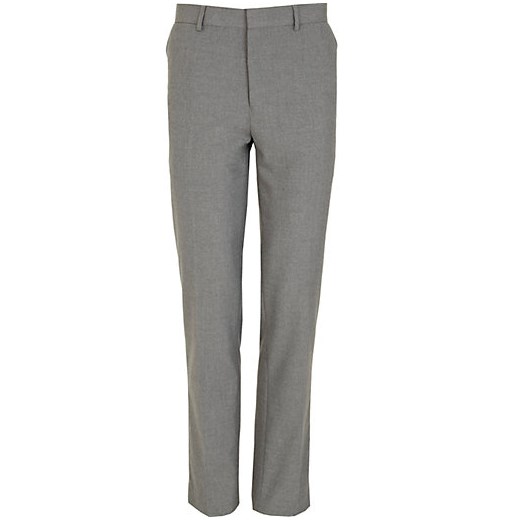 Grey smart skinny trousers river-island szary rurki