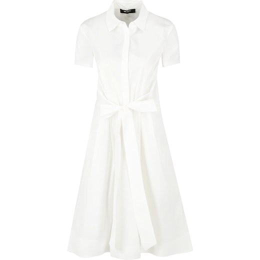 Sukienka Mytwin Twinset biała gładka koszulowa 