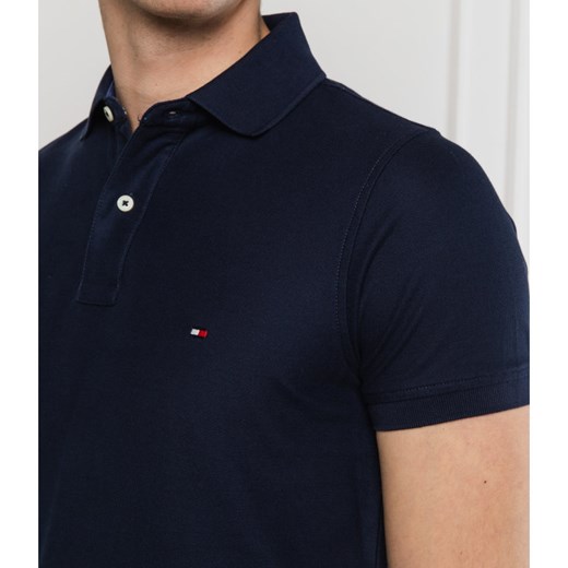 Tommy Hilfiger t-shirt męski bez wzorów z krótkimi rękawami 
