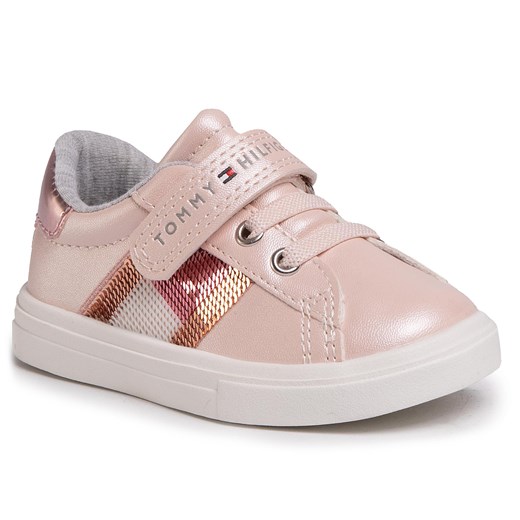 Sneakersy TOMMY HILFIGER - Low Cut Lace T1A4-30609-0892 Pink 302