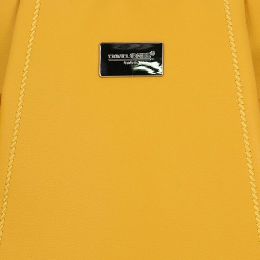 Firmowe Plecaczki Damskie do noszenia na co dzień David Jones Żółty (kolory) David Jones   PaniTorbalska