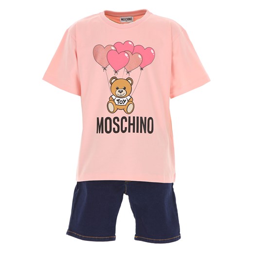 Moschino Koszulka Dziecięca dla Dziewczynek, różowy, Bawełna, 2019, 4Y 5Y 6Y  Moschino 6Y RAFFAELLO NETWORK