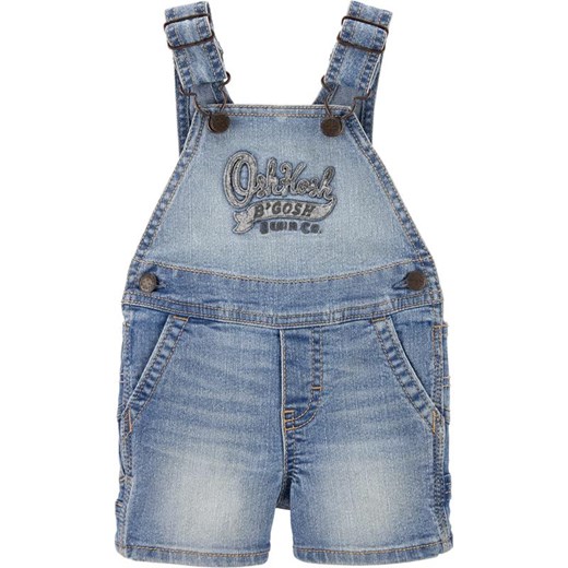 Odzież dla niemowląt niebieska Oshkosh z nadrukami jeansowa 