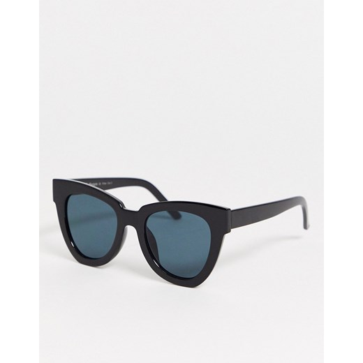 AJ Morgan – Czarne okulary przeciwsłoneczne oversize typu kocie oczy-Czarny Aj Morgan  No Size Asos Poland