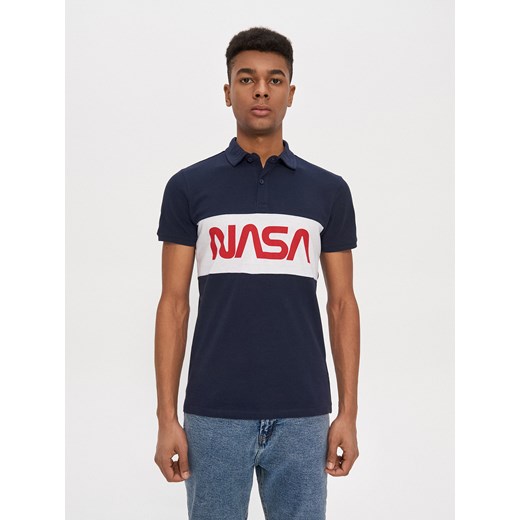 House - Koszulka polo NASA - Granatowy House  XL 